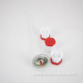 Cleaning spray tinplate can plastic nozzle valve